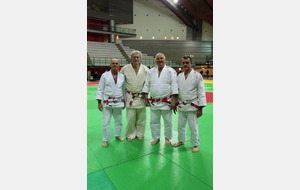 JUDO: Remise du 6ème dan à Alain CAMERA par Monsieur Jean Luc ROUGE Président de la Fédération Française de Judo